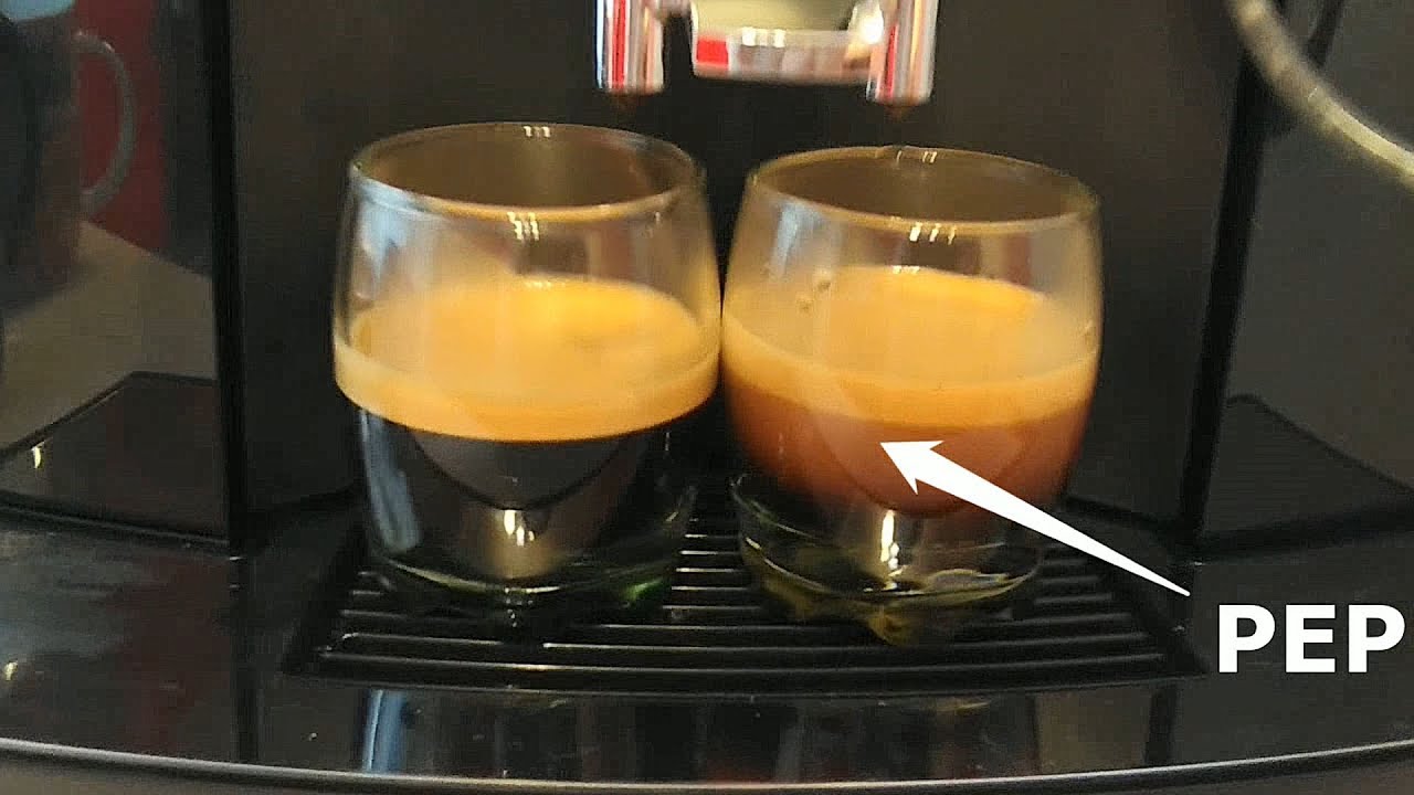 What is P.E.P. in Jura's espresso machines: comparison