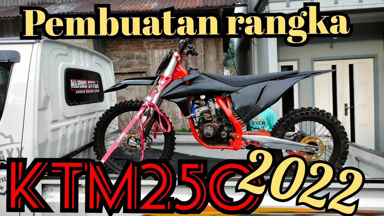 PEMBUATAN RANGKA KTM250 2021 [step demi step] detail