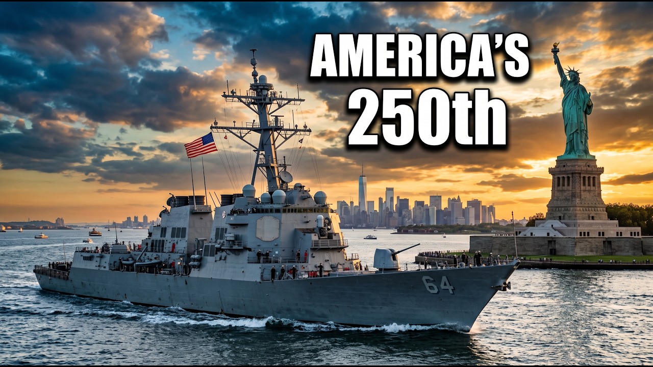 🔴 LIVE: International Naval Review 250 & Flyby | America's 250th in NYC (INR250)