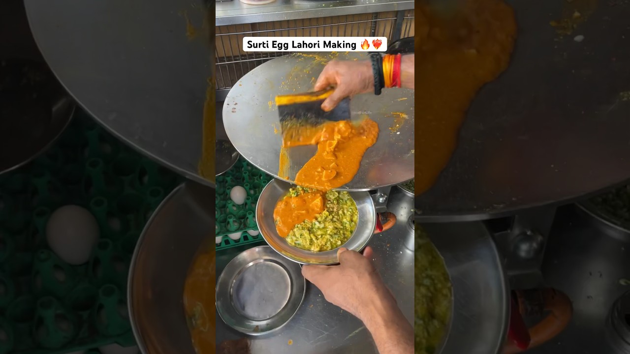 Surti Egg Lahori Making 🔥❤️‍🔥