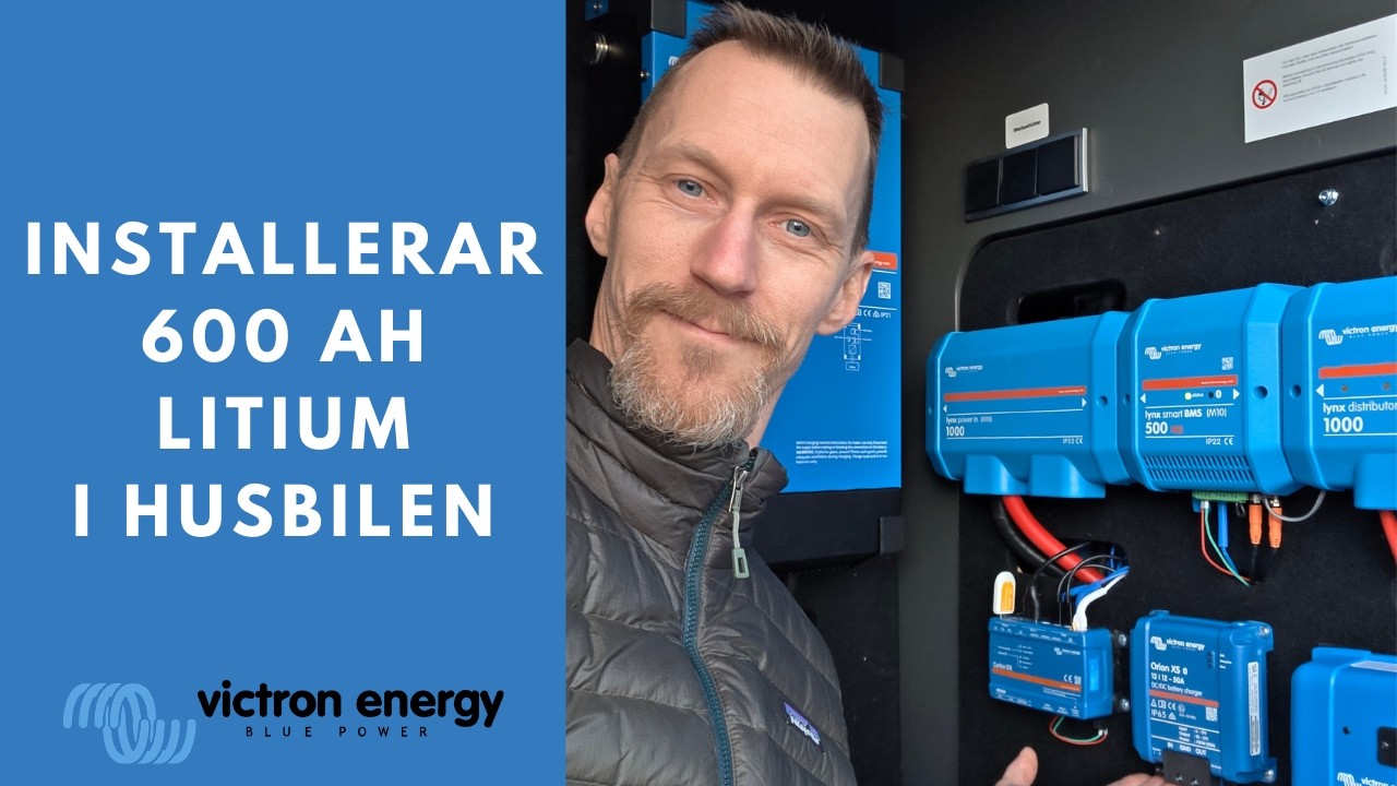 Jag installerar Victron elsystem för Off-Grid camping i en Dethleffs Globetrotter XLI