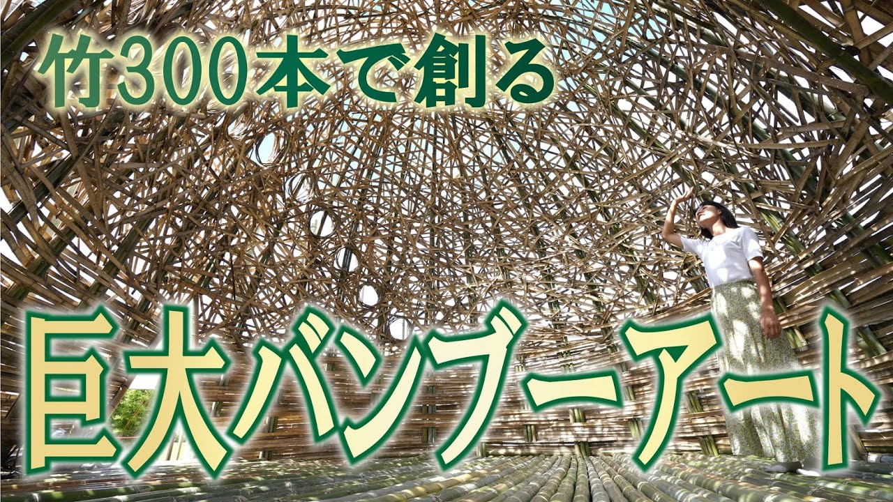 【バンブーアート作品制作プロセス】アドベンチャーワールド×竹あかりプロデュース集団“CHIKAKEN”　竹アートの世界的芸術家 ワン・ウェンチー様とのアートプロジェクト