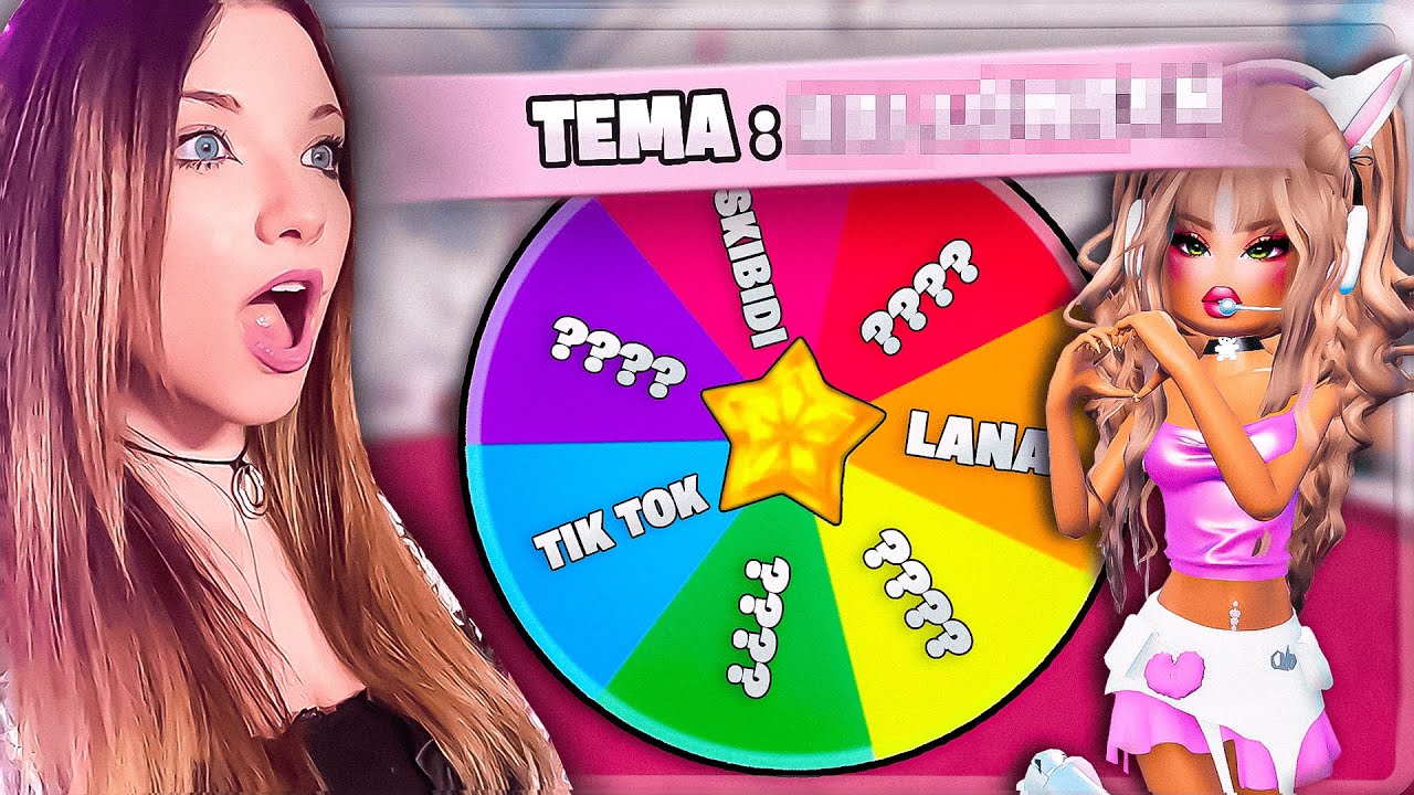 THE WHEEL CHOOSES THEME WITH FANS on DRESS TO IMPRESS!!