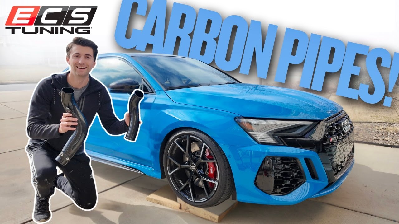 Установка карбоновых патрубков наддува на наш Audi RS3!
