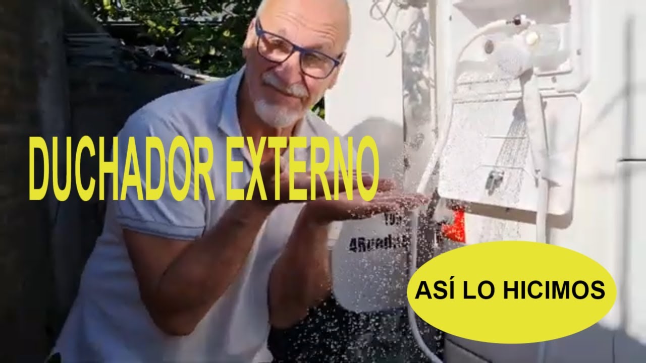 COMO COLOCAR LA DUCHA EXTERNA EN EL CAMPER