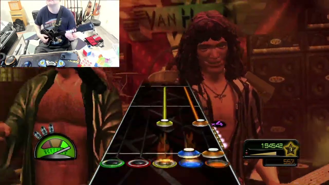 Hot For Teacher Guitar Hero Van Halen Expert Guitar FC (518,252)