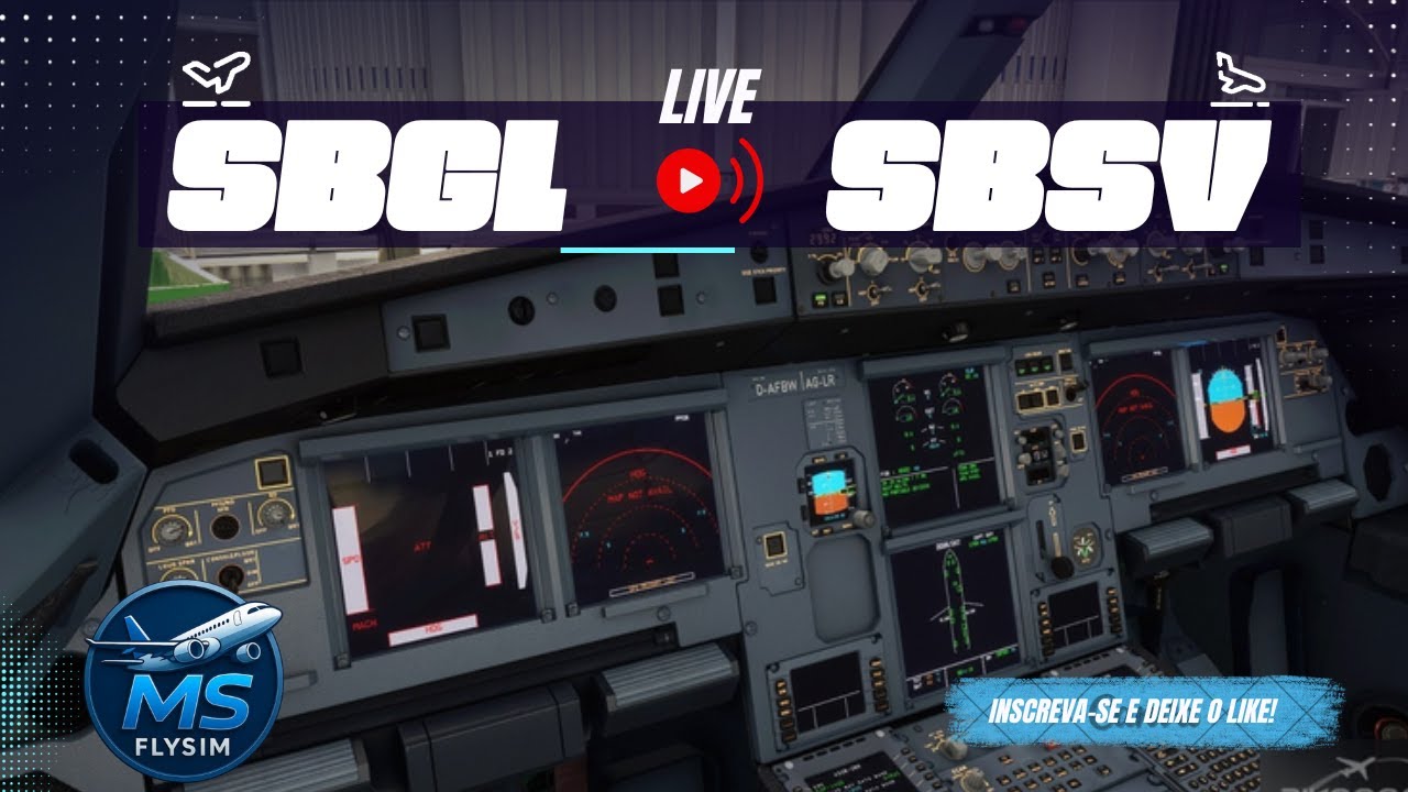🔴 AO VIVO | MSFS 2024 ✈️ LATAM A320 Fenix | SBGL ➡️ SBSV | Tour VATCAREER no VATSIM