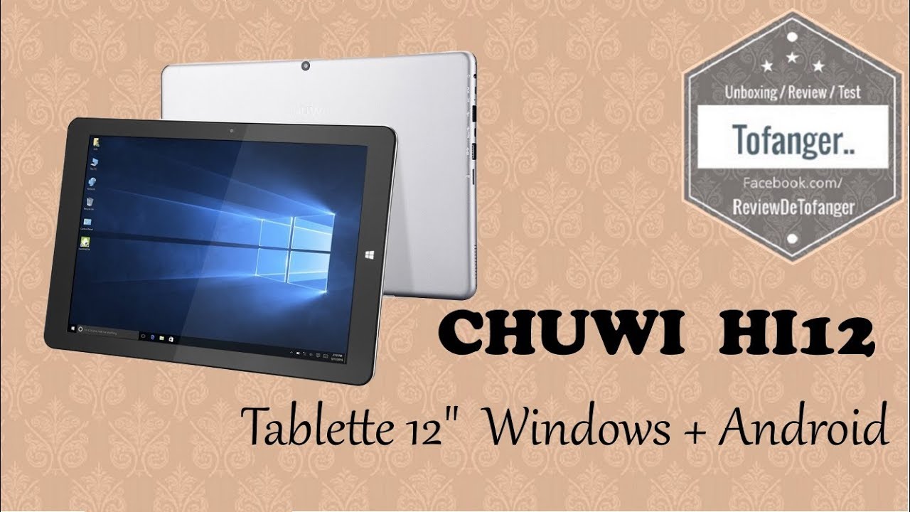 Chuwi Hi12: планшетный ПК на Windows и Android