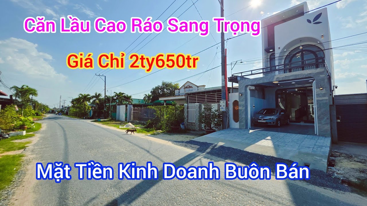Bán Căn Lầu Sang Trọng Mặt Tiền Vừa Ở Vừa Kinh Doanh Gần Quá Nhiều Tiện Ích |Nhà Đất Tây Ninh