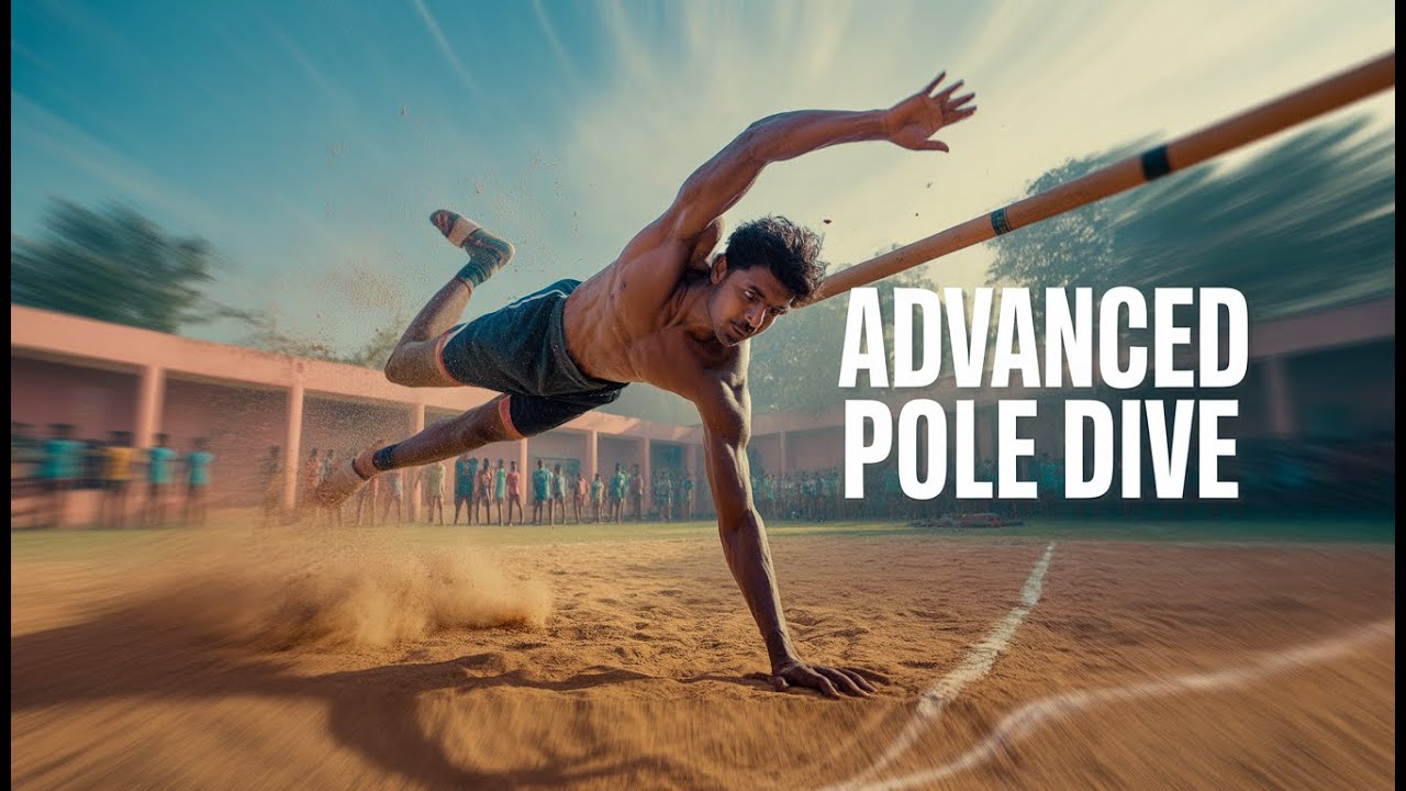 Advanced Pole Dive Technique in Kho-Kho | Left & Right Pole Dive Step by Step || ABCD OF GAME