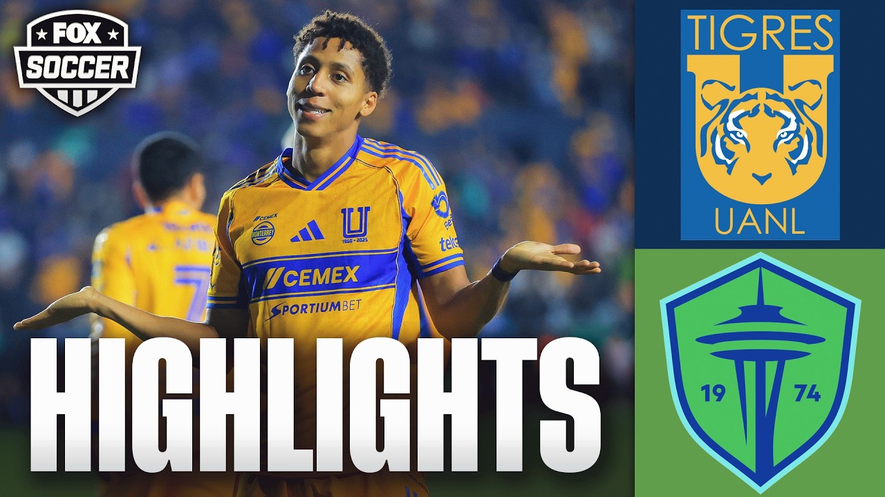 Tigres Uanl vs. Seattle Sounders CONCACAF Champions Cup Highlights ⚽️ FOX Soccer