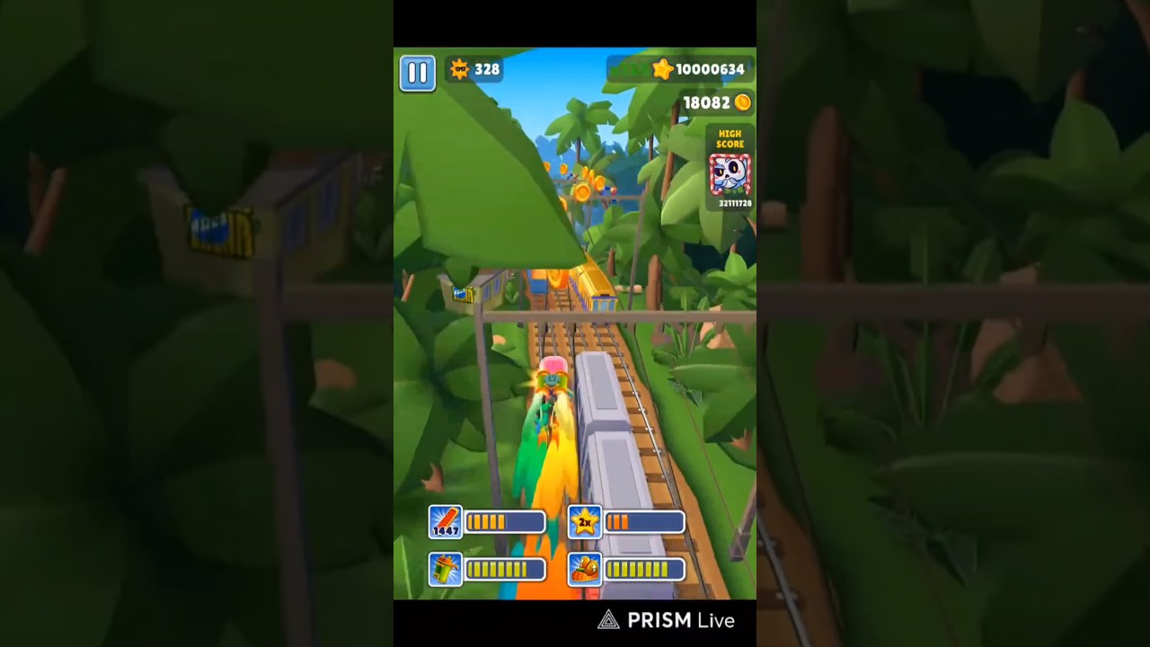 Finally Hit 10M Score 🚆🔥 #SubwaySurfers #shorts