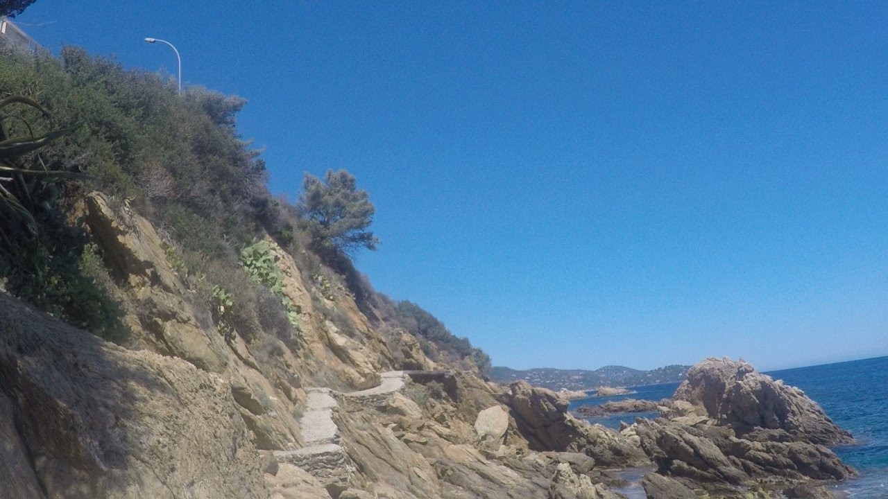 Le sentier du littoral du Lavandou à la Fossette
