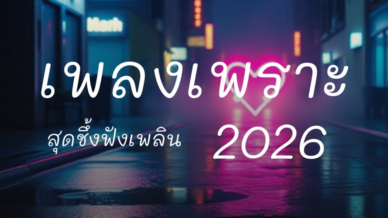 รวมเพลงอกหักสุดชึ้ง มาแรง 2026