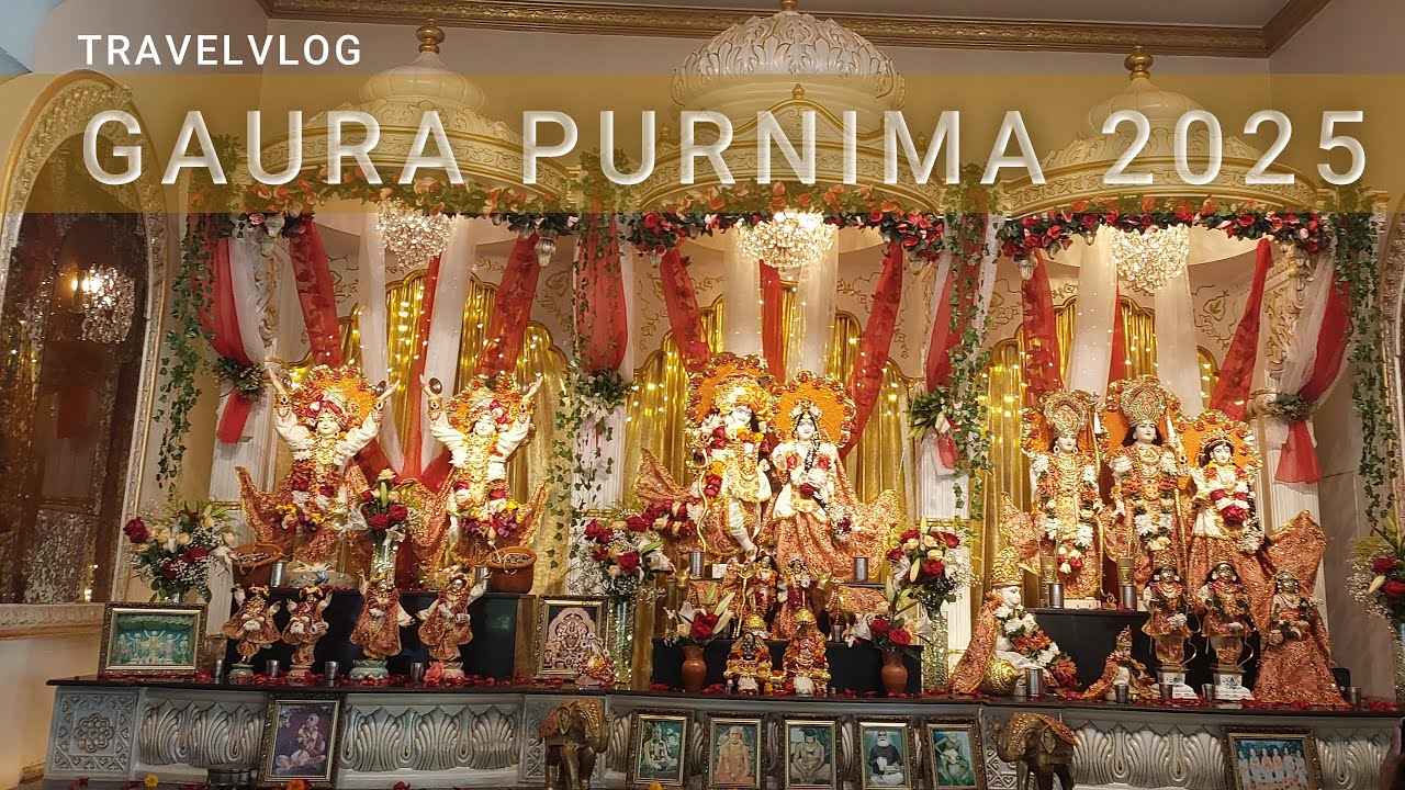 Gaura Purnima 2025 #vlogtravel  (7º dia das Férias 2025).