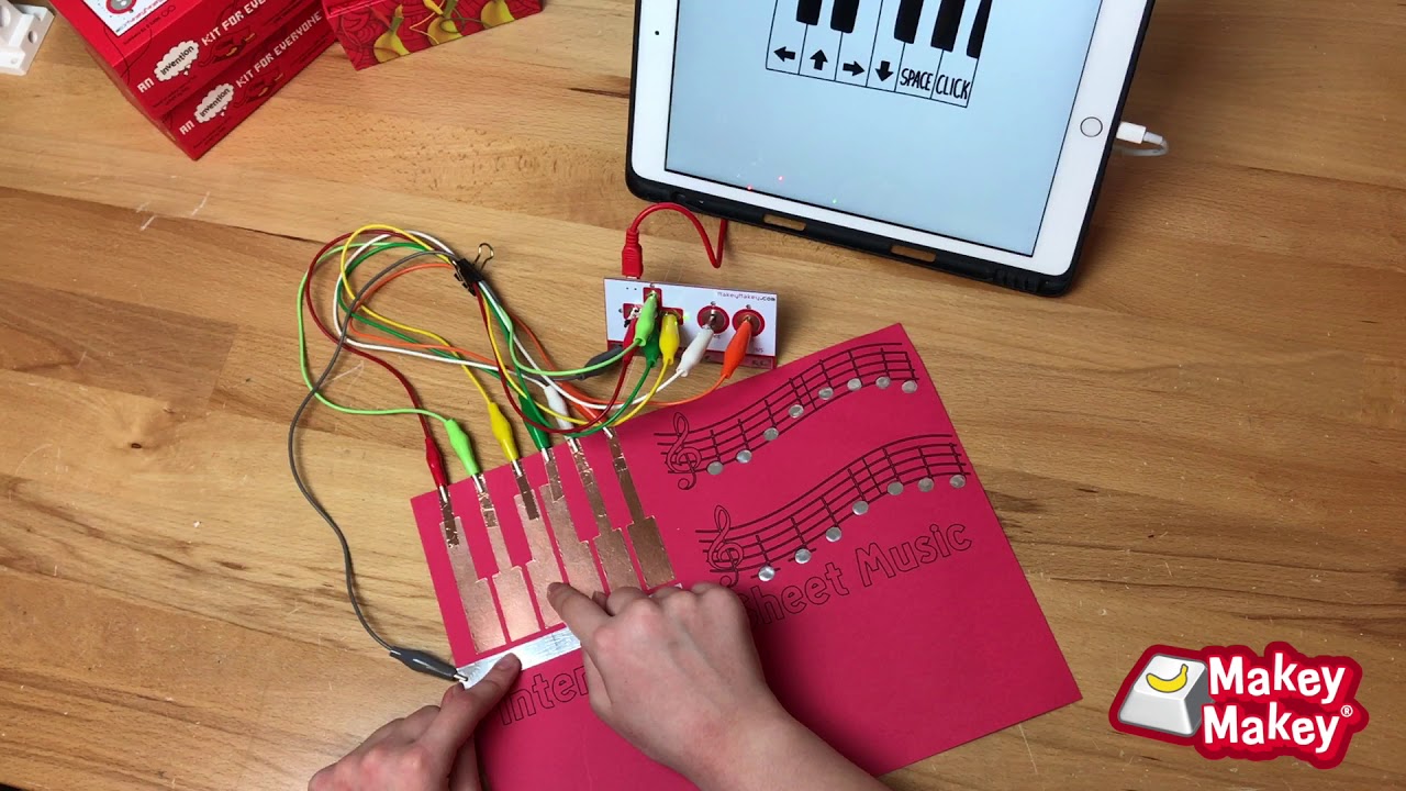 Interactive Sheet Music with Makey Makey and Cricut Cut Piano!