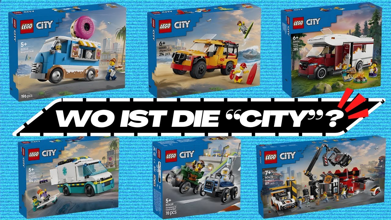 ❓Wo sind die Gebäude?? ALLE 2025 CITY Sets🚗