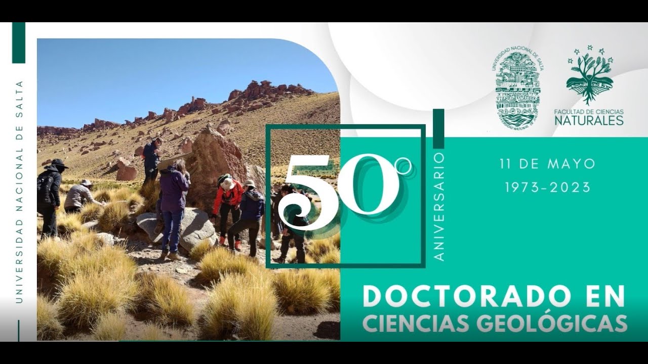 50&ordm; aniversario del  Doctorado en Ciencias Geol&oacute;gicas