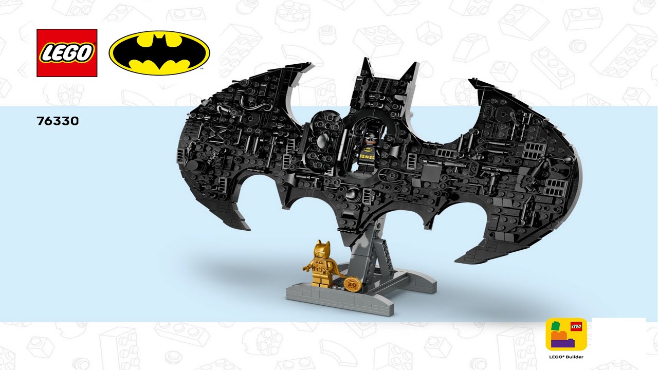 LEGO Instructions - DC Comics Super Heroes - 76330 - Batman Logo - Batman
