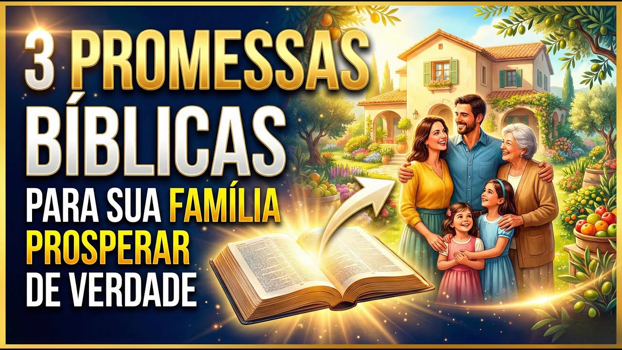 3 Promessas Bíblicas Para SUA Família Prosperar de Verdade