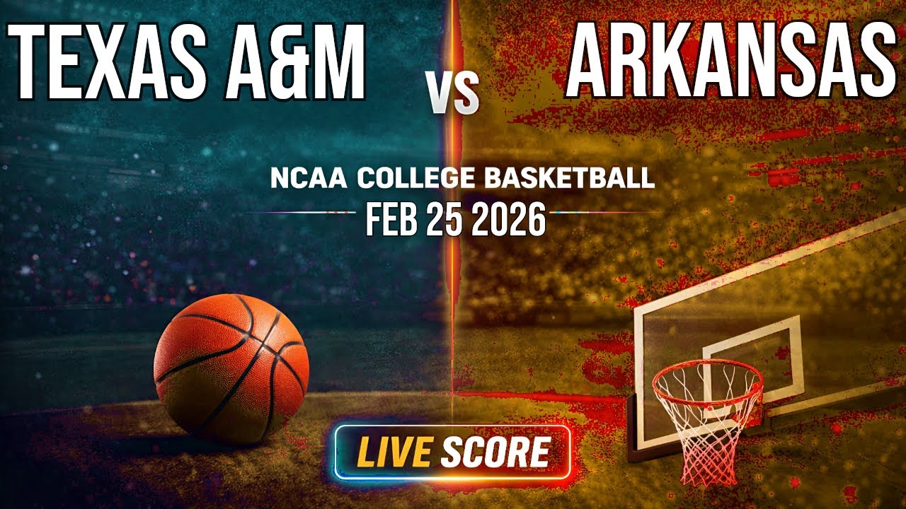 Texas A&M Aggies Vs Arkansas Razorbacks Live | NCAA College Basketball | Live SCOREBOARD