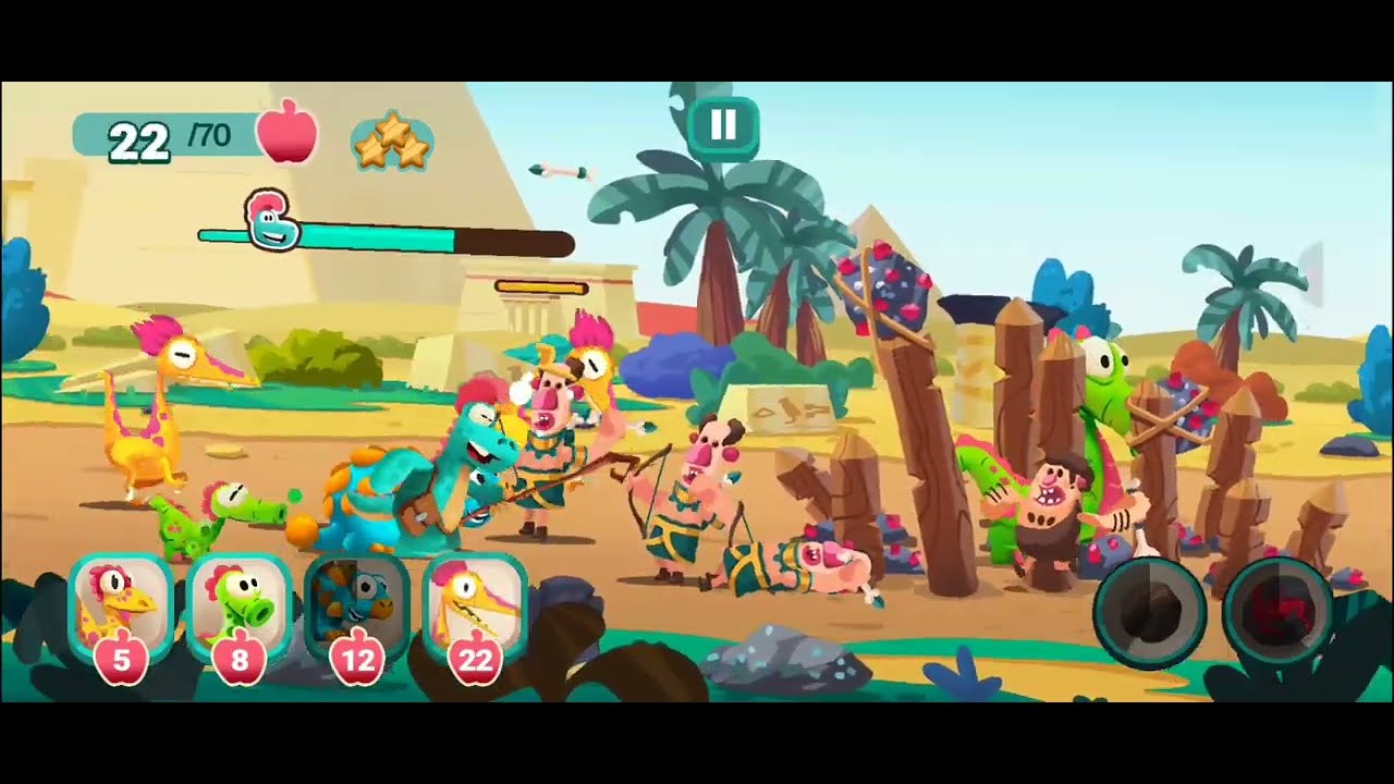 Dino Bash 2: Путешествие во времени – Эпическая битва динозавров и пещерных людей! 🦖🔥 2