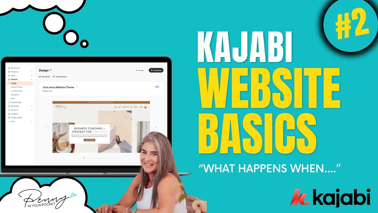 [KAJABI WEBSITES] Why I Recommend NOT Building your Home Page & other pages in your Website theme