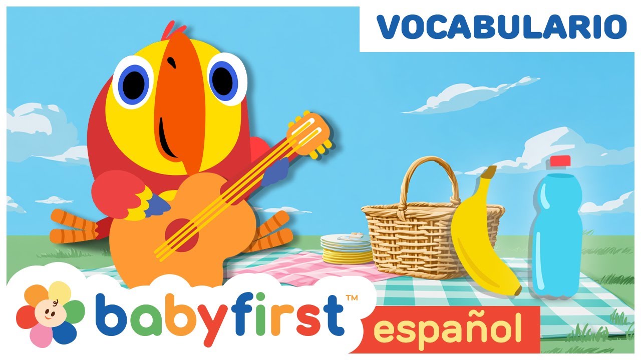 Aprende Vocabulario en Español para Niños con Larry el Loro | Primeras Palabras | BabyFirst Español
