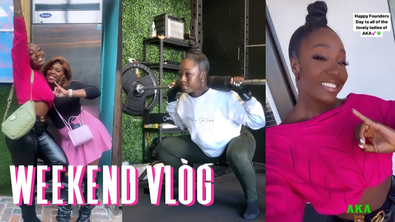 AKA Founder's Day Weekend Vlog ( Bootcamp Training + Saturday Workout)