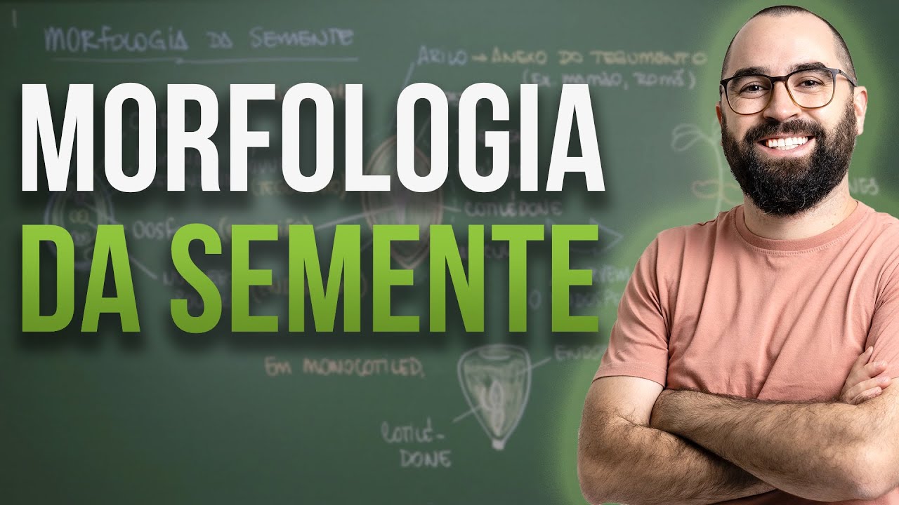 Morfologia da Semente - Aula 23: Bot&acirc;nica | Prof. Guilherme