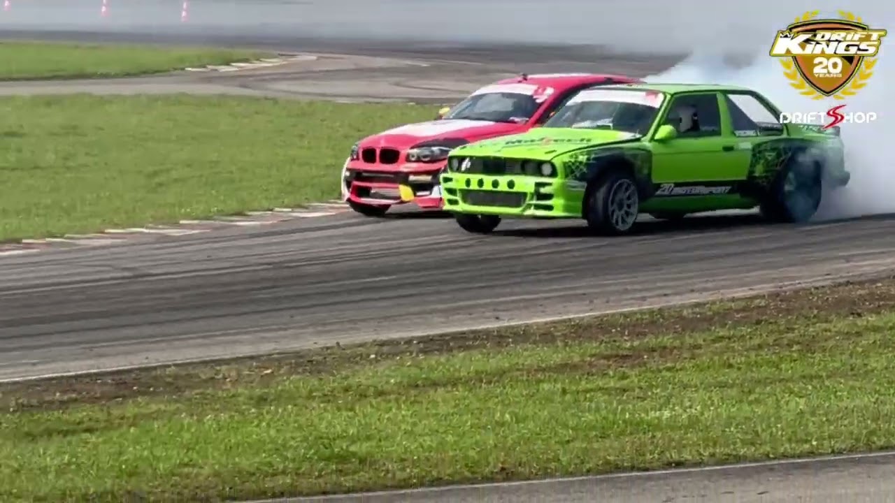 Ivan Vogrig - BMW E30 1UZ turbo drifting at Drift Kings International Series 2024 Round 2 France 🇫🇷