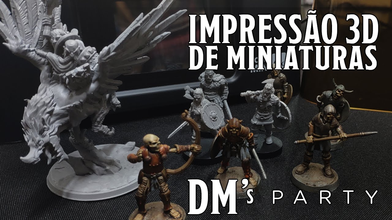 IMPRIMINDO MINIATURAS PARA RPG - Sonic Mini 4k - VALEU A PENA NO D&D 5e?