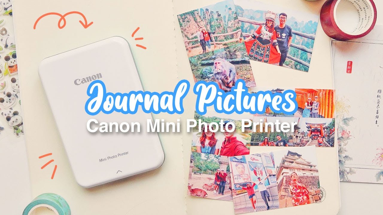 Cómo imprimir fotos para journal | Journal de Viajes | Tutorial Canon Mini Photo Printer