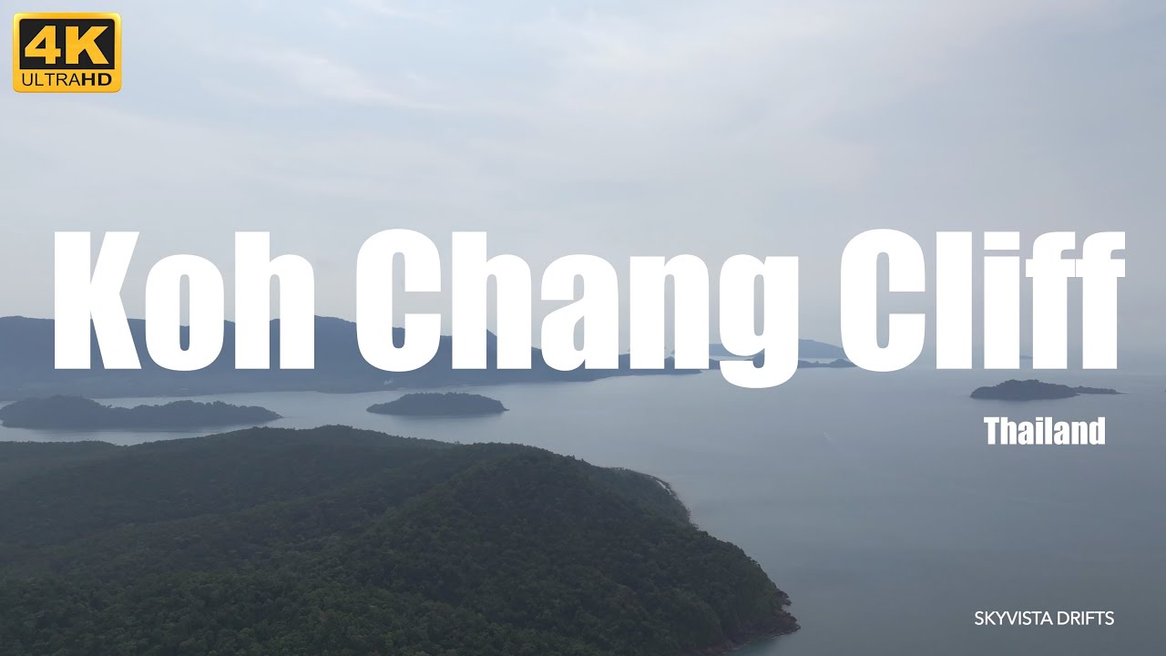 Koh Chang Cliff Beach - Thailand - Drone 4K UHD