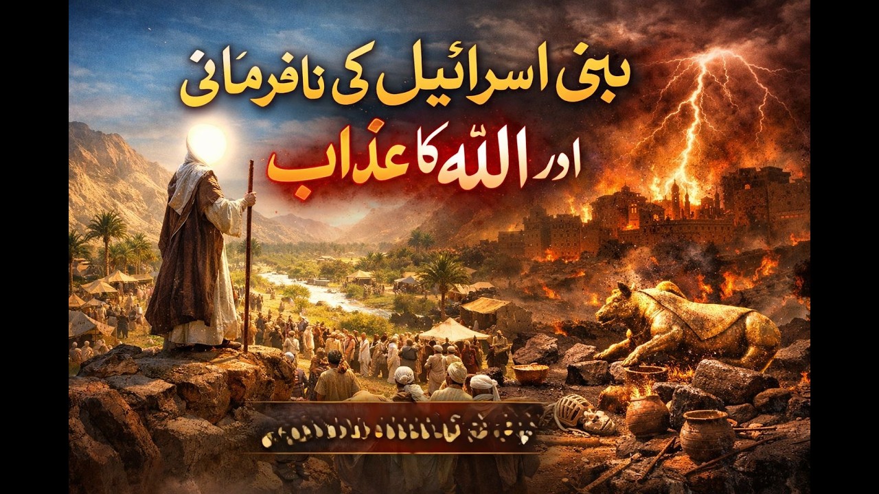 بنی اسرائیل کی نافرمانی اور اللہ کا عذاب | ایک عبرت ناک اسلامی تاریخ