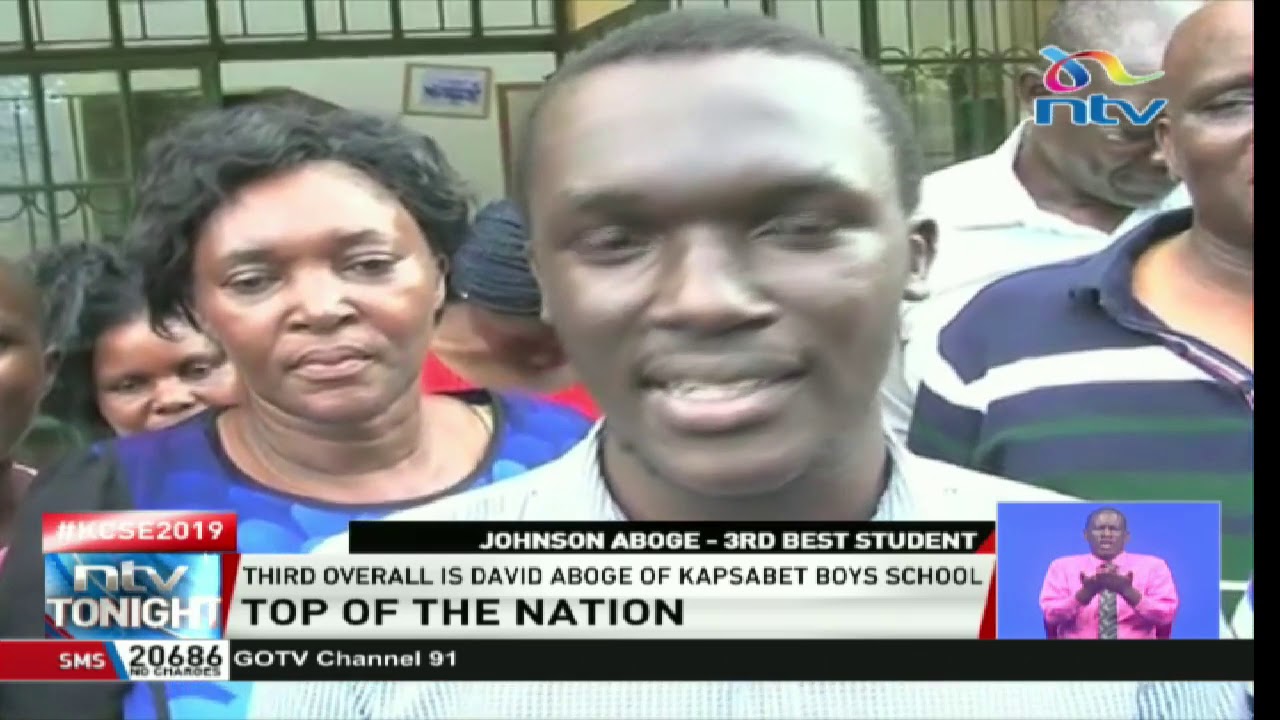 KCSE 2019: Kapsabet Boys High School's Tony Buluma tops