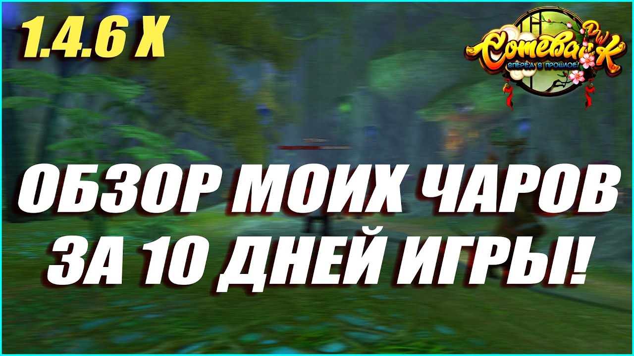 ОБЗОР МОИХ ПЕРСОНАЖЕЙ ЗА 10 ДНЕЙ ИГРЫ НА COMEBACK PW 1.4.6X