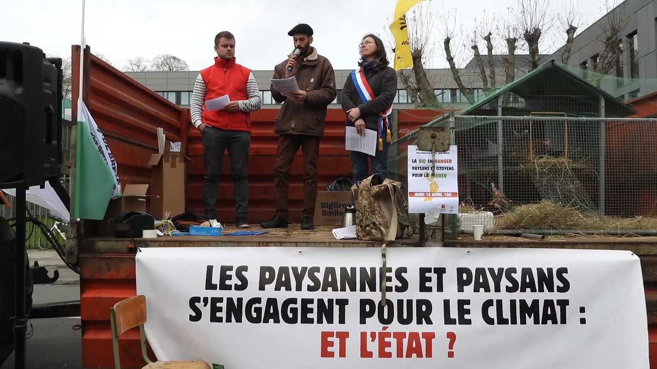 C&ocirc;tes d'Armor  De la col&egrave;re et du d&eacute;sespoir les paysans BIO appelant &agrave; l'aide 13 Avril 2023
