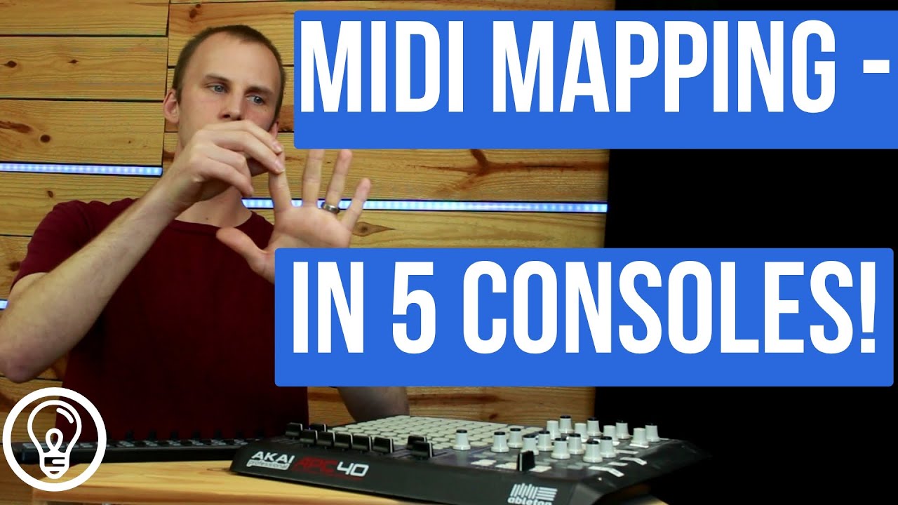 Как сопоставить MIDI - Сравнение MIDI-сопоставления в (5) световых пультах!