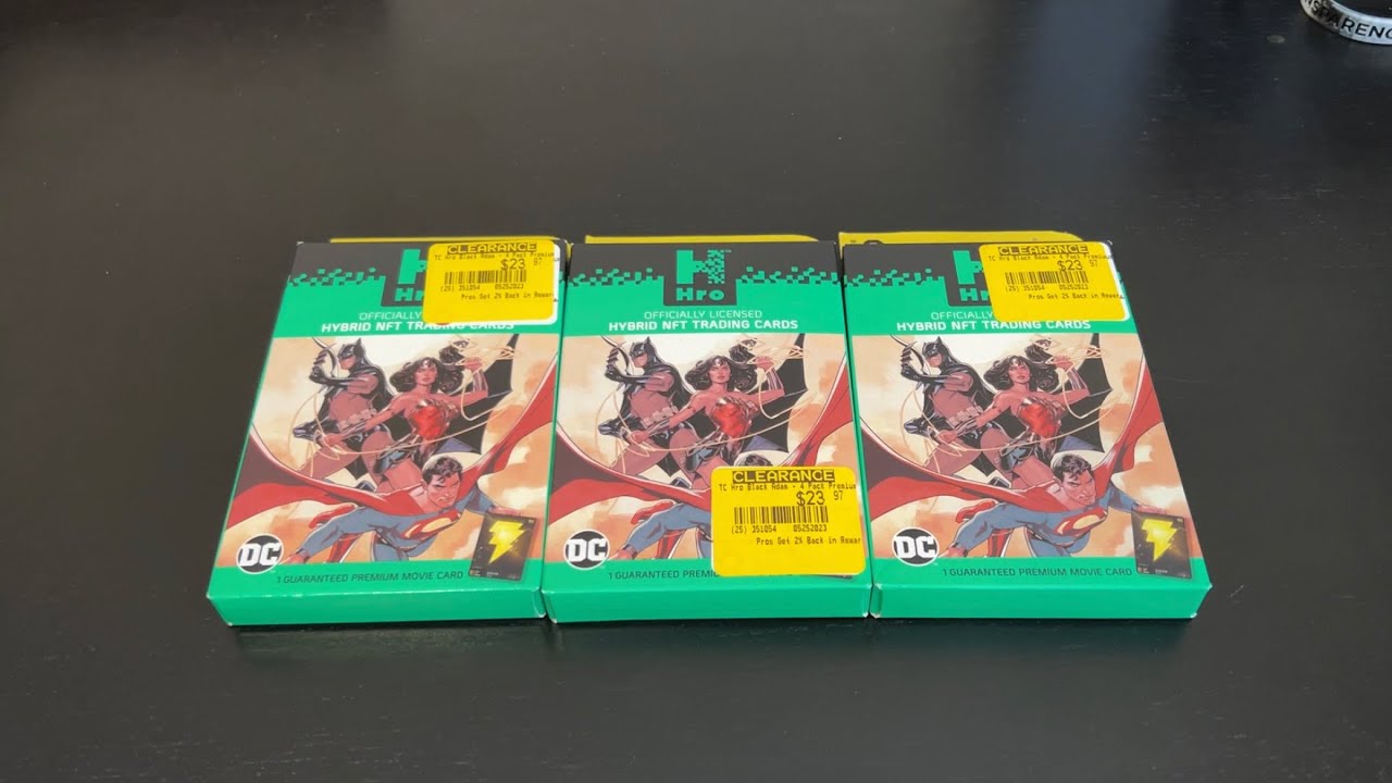 1st time opening Hro DC Comics Chapter 2 NFT Hybrid Cards!! Fun product!!