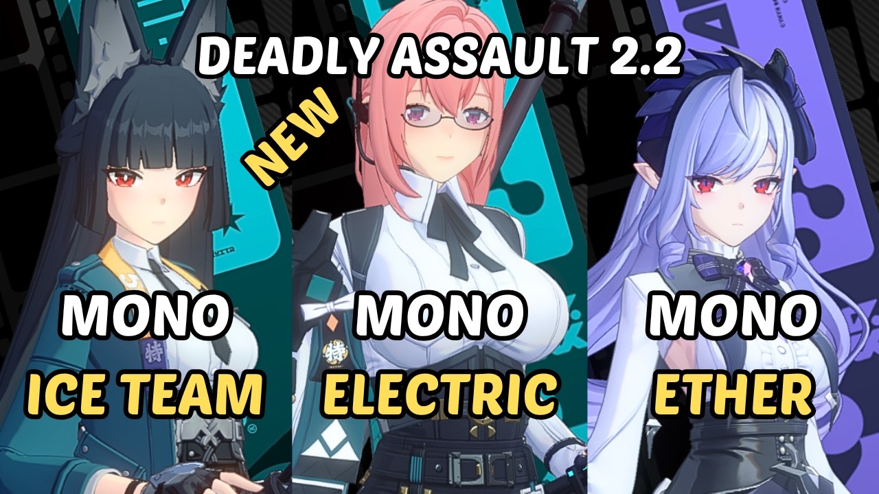 NEW Deadly Assault ZZZ | M0 Vivian Nicole Team x Miyabi Mono Ice x Yanagi | Zenless Zone Zero 2.3