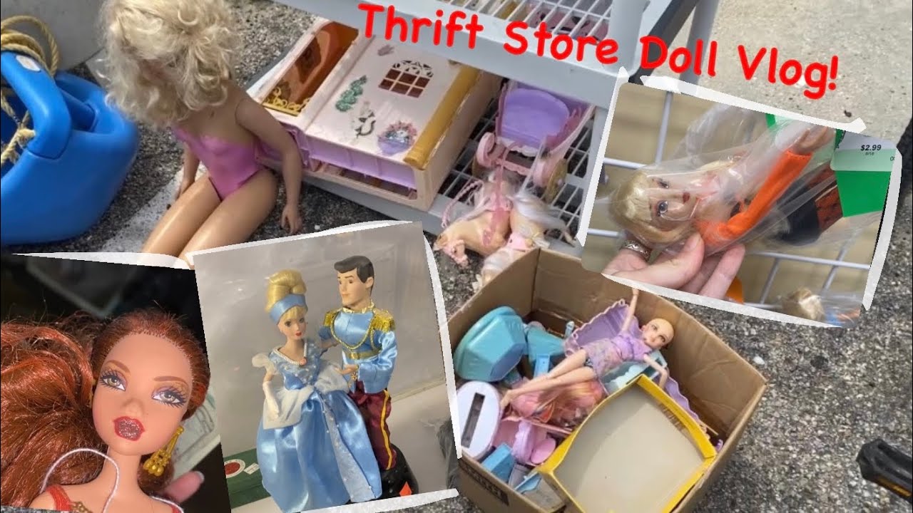 Thrift Store Doll Vlog - PRINCESS & THE PAUPER SCORE!! - Plus My Scene, Winx, Barbie, Disney, & MORE