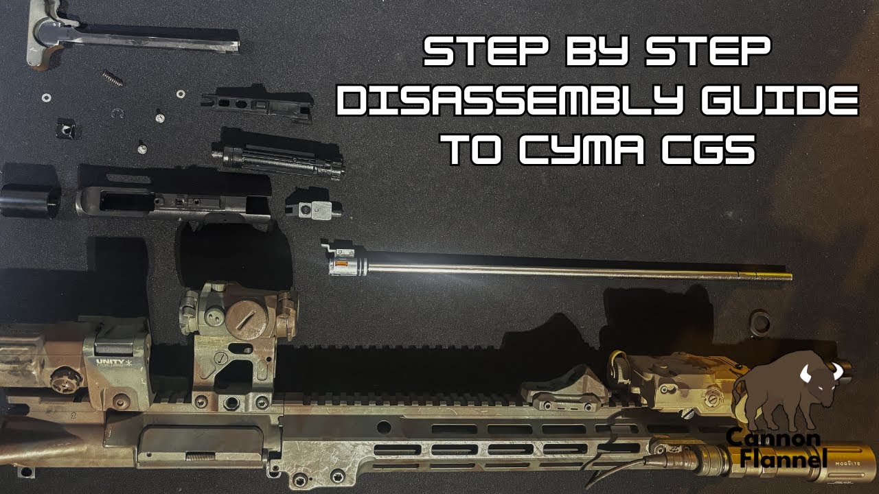 Как разобрать винтовку Cyma CGS M4 — пошаговая инструкция