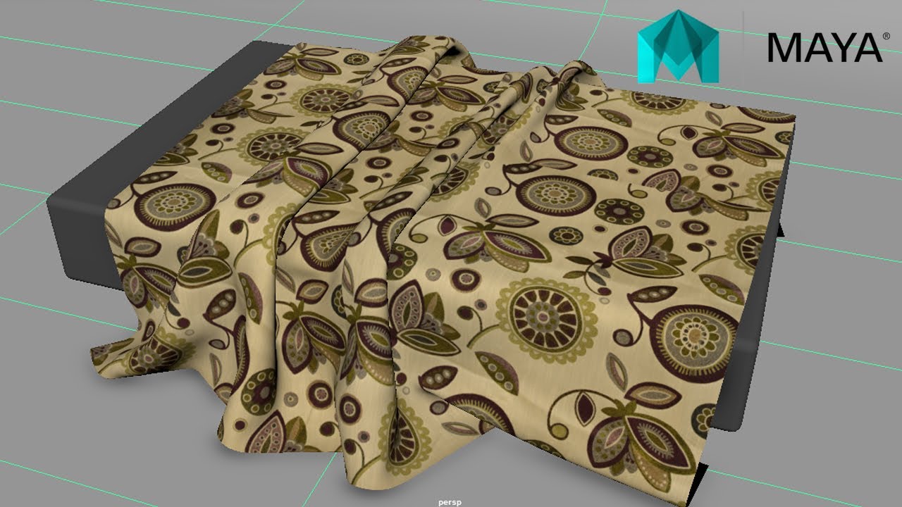 maya modeling tutorial - How to create a wrinkeled bed sheet in Maya