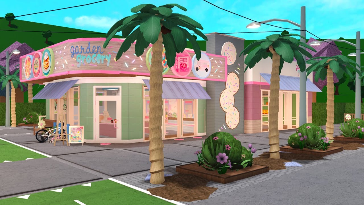 Building a Supermarket in Bloxburg w/ Anix & Faulty