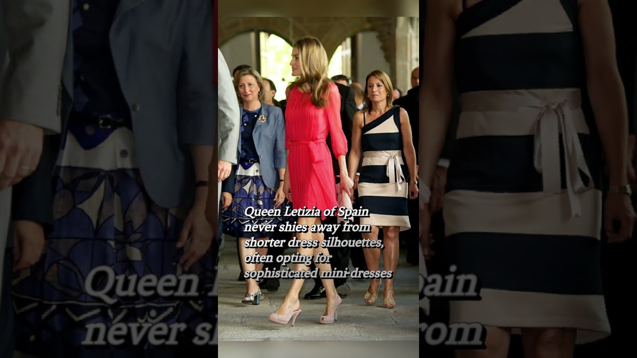 queen letizia of spain mini dress😮 #shorts #short #queen #spain #royal #letizia #fashion #style