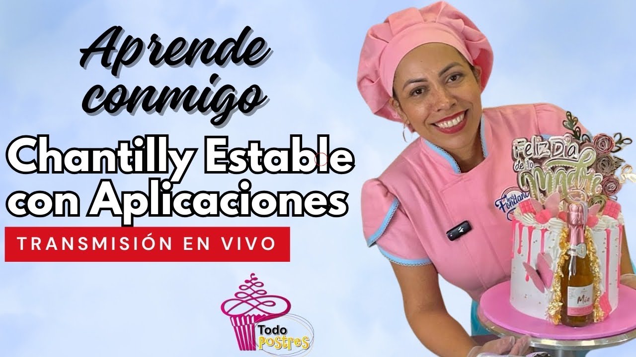 Decoración en pastel con Chantilly de Aplicaciones