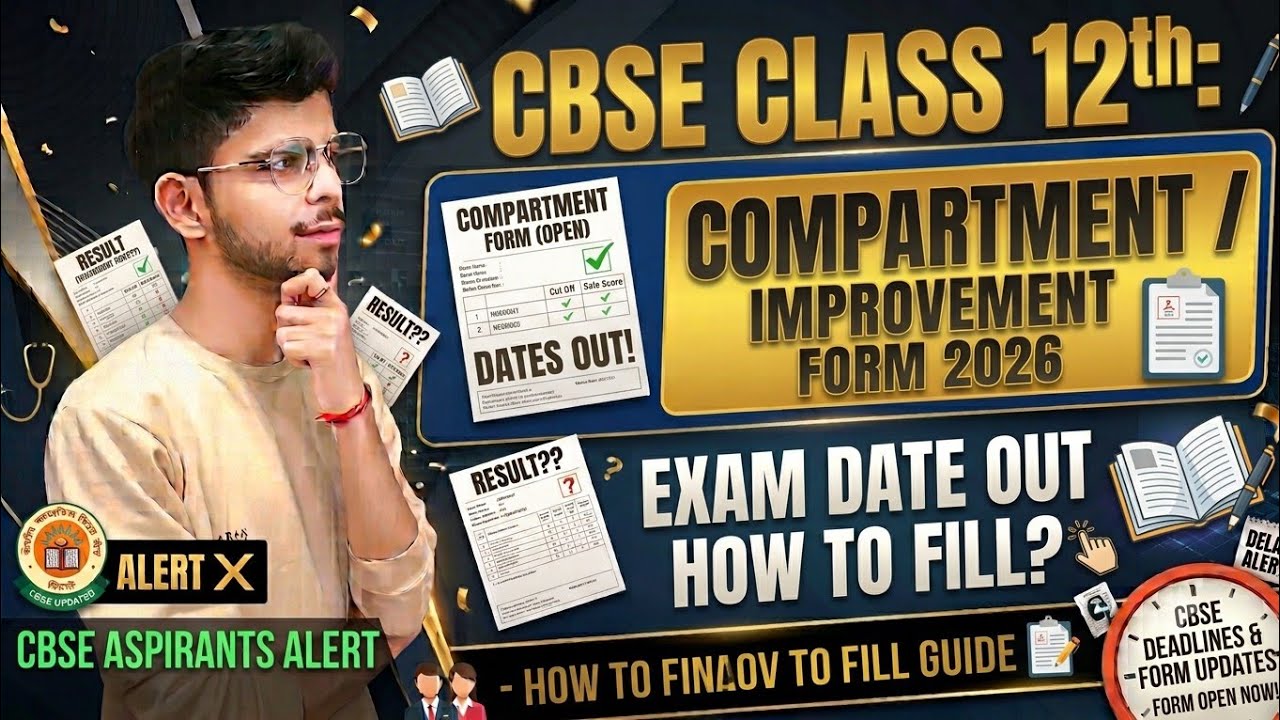 CBSE Compartment Form 2026 out / how to fill Private Candidates & Regular form 2026