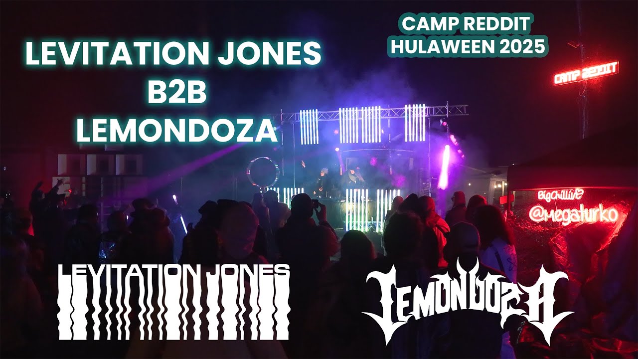 Levitation Jones B2B Lemondoza - Hulaween 2025 - Camp Reddit - 10.31.2025