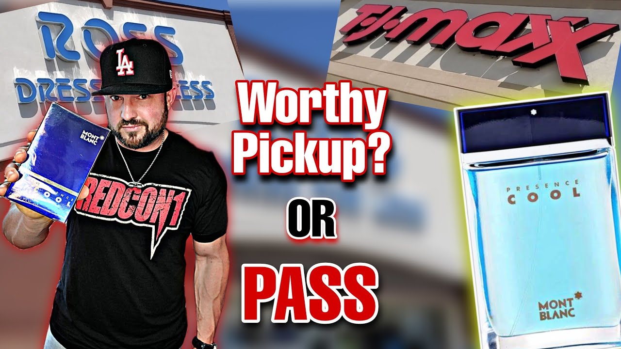TJ Maxx & Ross Hunt for Cheap Fragrances | Mont Blanc Presence Cool